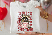 Funny Valentine's Day Raccoon PNG, an Illustration by OK Design (Thumbnail 4 of 6)