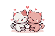 Prompt For Kawaii Valentine Clipart, a Seasonal Illustration by Creative design (Thumbnail 6 of 7)