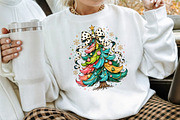 Colorful Christmas Tree Bow PNG, a Seasonal Illustration by Creative Art (Thumbnail 3 of 3)