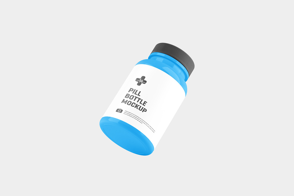 Pill Bottle Mockup, a Cups & Container Mockup by Toasin Studio (Photo 6 of 11)