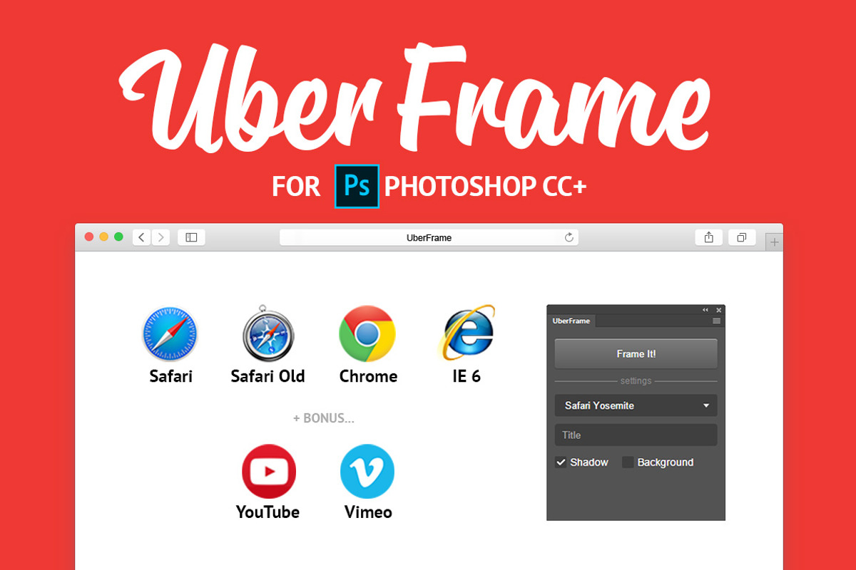 UberFrame plugin for Photoshop preview 3