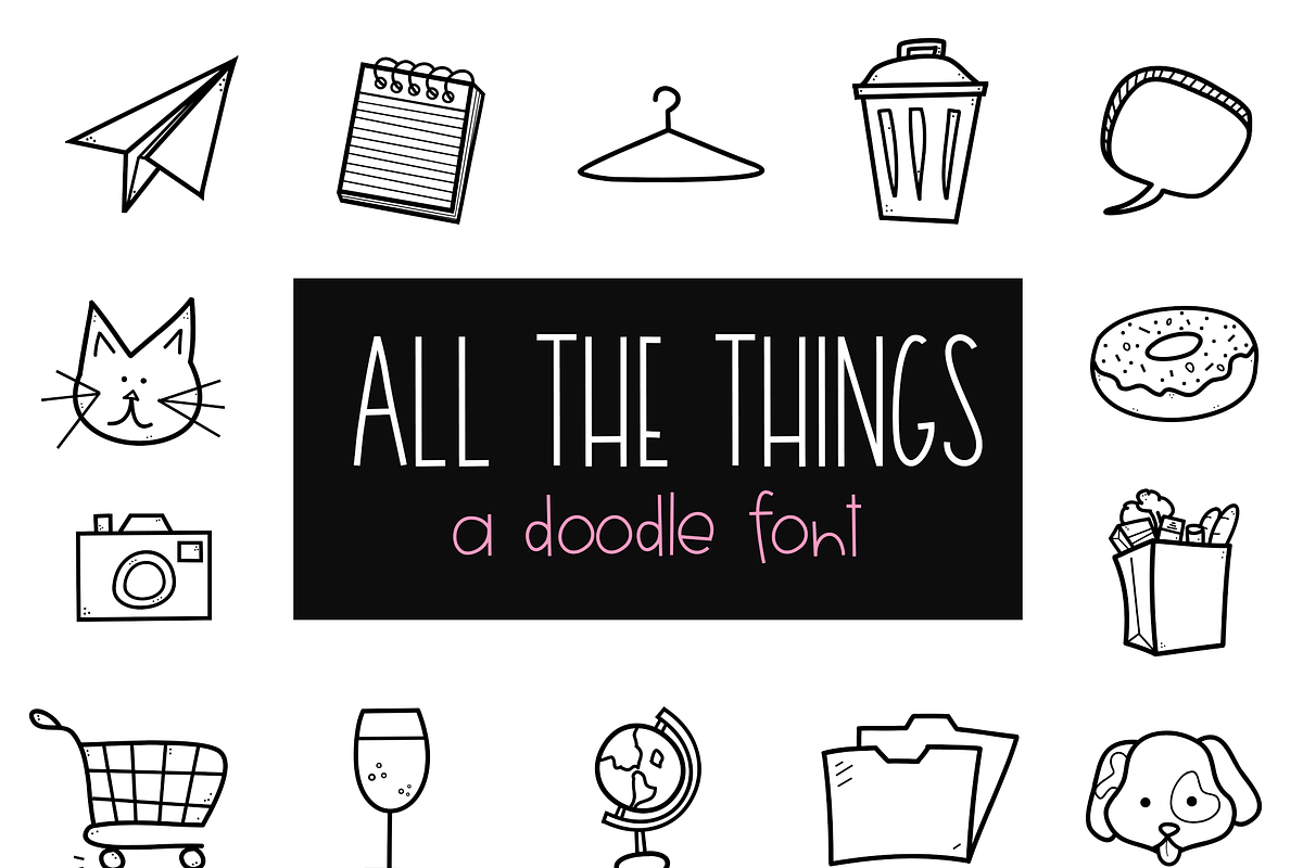 All The Things - Doodle Font