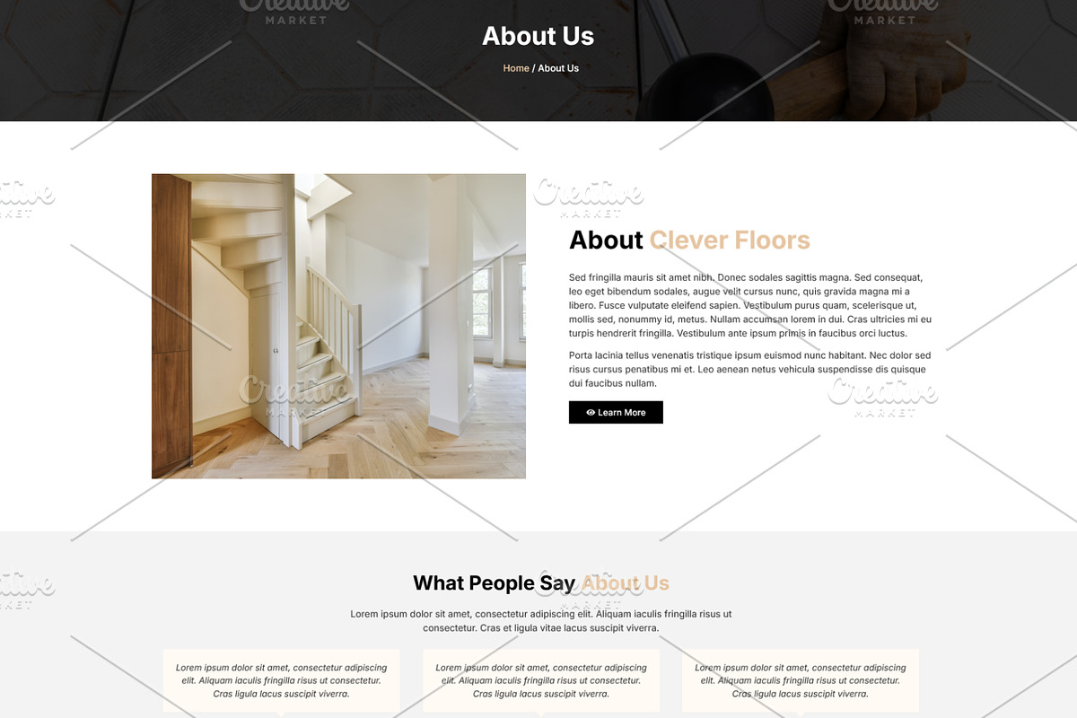 Flooring & Paving Products Elementor, a WordPress Template by HasnainDEV (Photo 2 of 5)