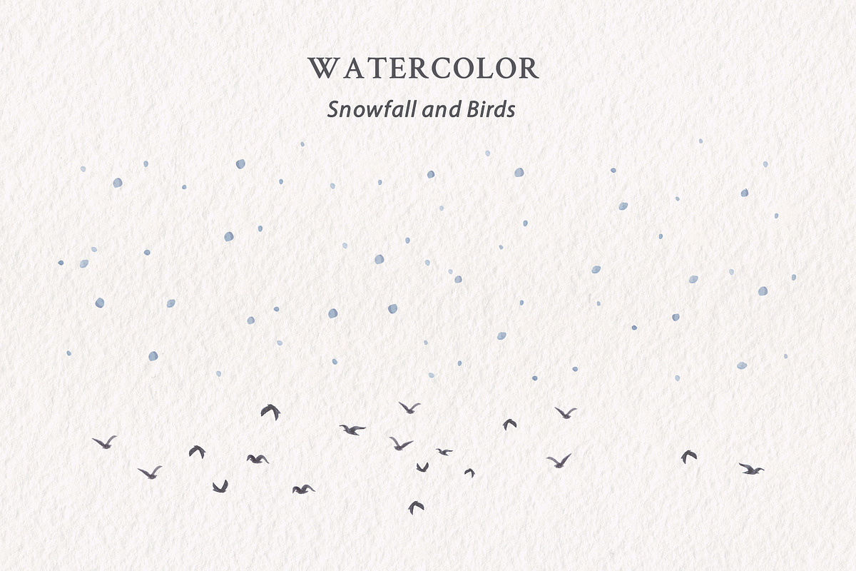 Watercolor Winter Landscapes, an Illustration by Yorda Studio (Photo 4 of 11)