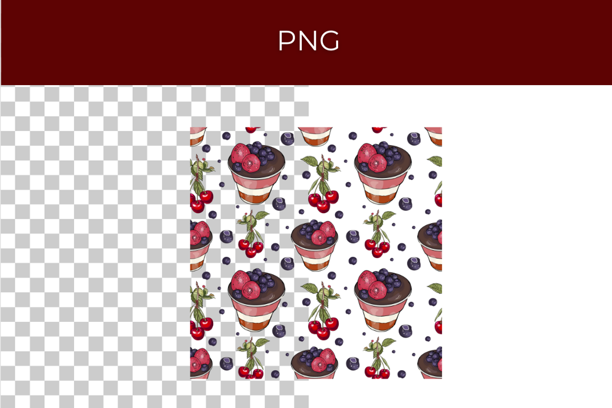 Cozy Breakfast Patterns, a Pattern Graphic by InkyQueenArt (Photo 3 of 4)