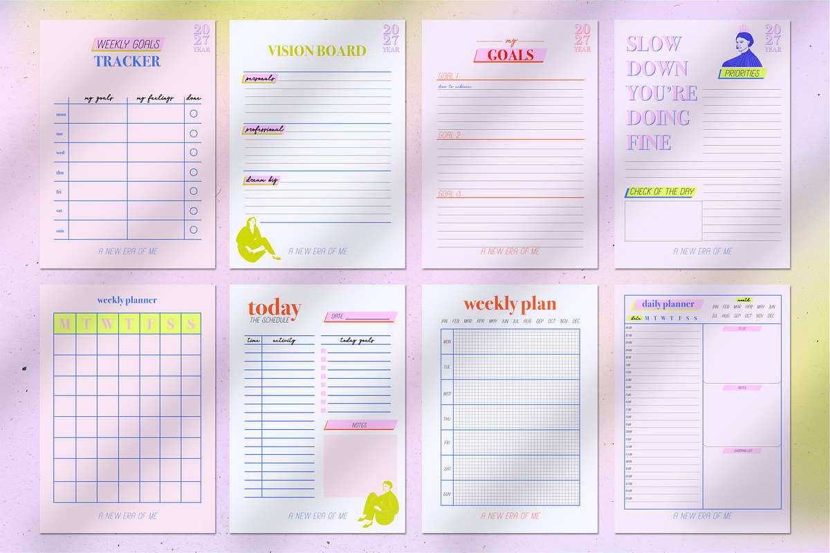 2027 NEW ERA Calendar & Planners, an Object Graphic by Mio Buono (Photo 10 of 16)