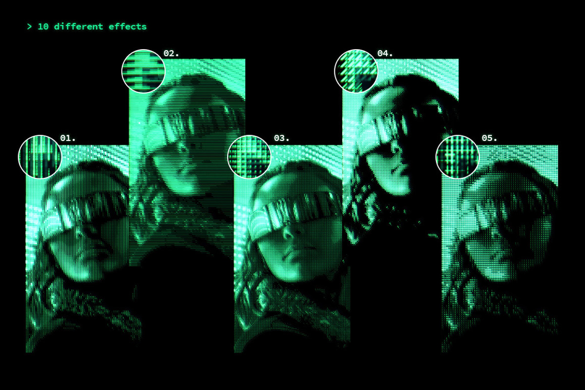 Retro Screen Monitor Effect - PS CC, a Templates & Theme by MDG (Photo 3 of 10)