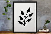 Wild Plants Silhouette SVG, a Decorative Illustration by newminddesign (Thumbnail 3 of 3)