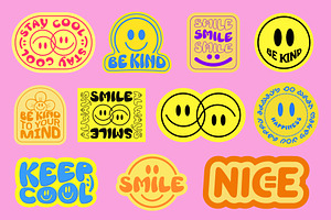 POSITIVE VECTOR STICKERS PACK VOL.2