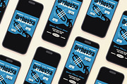 Blue Flat Orchestra Music Flyer Set, a Flyer Template by Aiyari Graphic (Thumbnail 2 of 3)