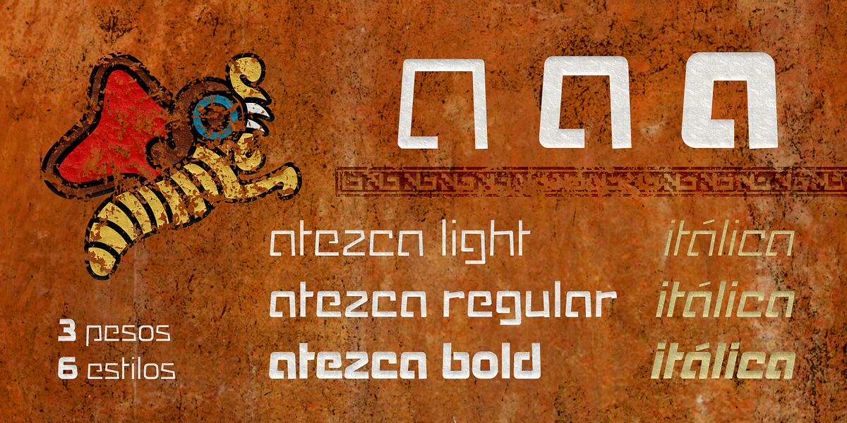 Atezca, a Sans Serif Font by Ixipcalli (Photo 2 of 5)