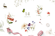 4-in-1 Watercolor Floral Bundle 02, an Illustration by Karma (Thumbnail 8 of 34)