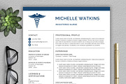 Medical Resume | Nurse CV, a Resume Template by Klamp Studio (Thumbnail 2 of 7)