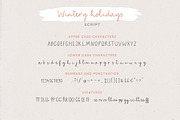 Wintery Holidays font duo, logos, a Script Font by Tabita's shop (Thumbnail 18 of 18)