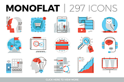 Monoflat Icons Collection, an Outline Icon by Anatolii Babii (Thumbnail 1 of 4)