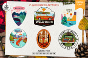 25 Logo Badges Bundle with Textures, a Branding & Logo Template by JeksonGraphics (Thumbnail 9 of 9)