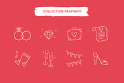 Wedding, Love & Engagement Icons, an Icon by Caroline Mackay (Thumbnail 2 of 10)