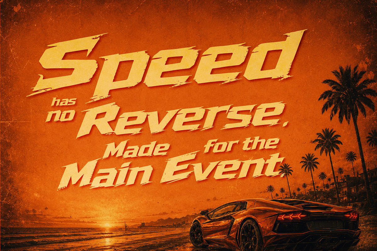 RageTrack - Fast Action Speed, a Sans Serif Font by HypeWorksCo (Photo 8 of 15)