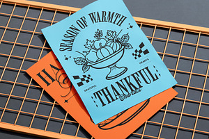 Thanksgiving Doodles Set