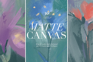 Matte Soft Blured Floral Backgrounds