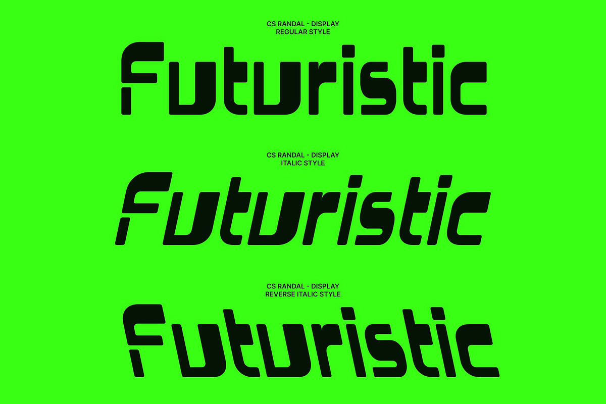 CS Randal – Brutalist Display Font, a Sans Serif Font by Craft Supply Co. (Photo 3 of 8)