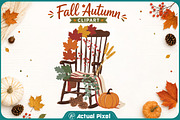 Fall Autumn Clipart Bundle, a Seasonal Illustration by Actual Pixel (Thumbnail 20 of 21)