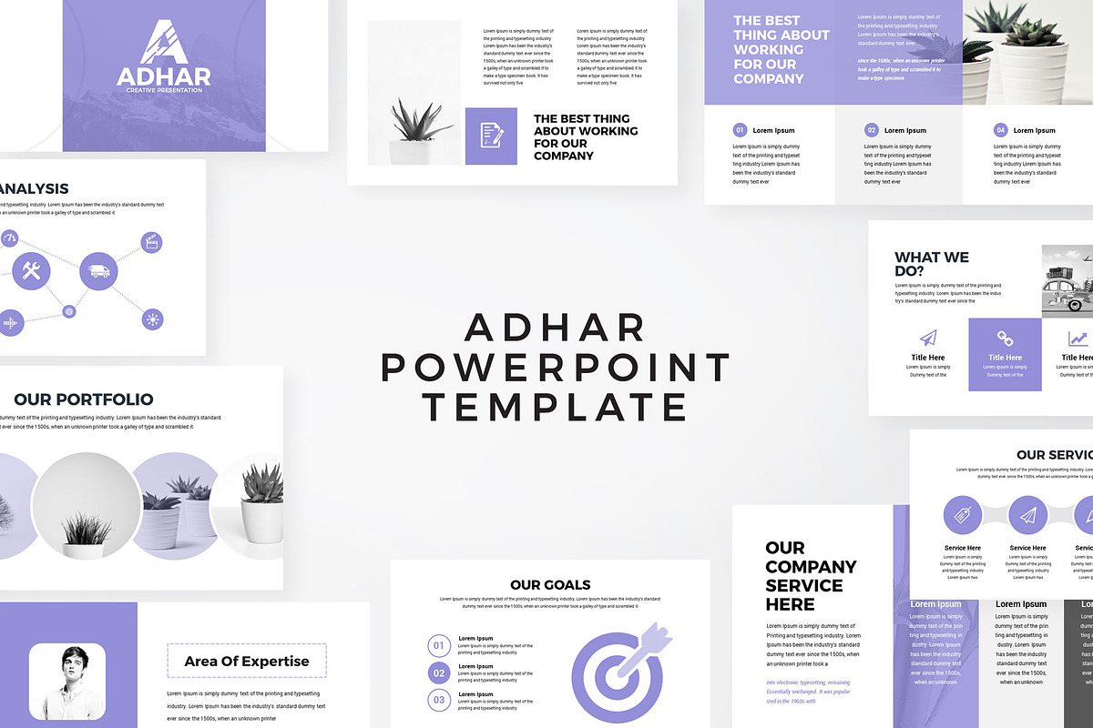 Modern Business PowerPoint Template, a Presentation Template by RsmBoutique2021 (Photo 1 of 5)