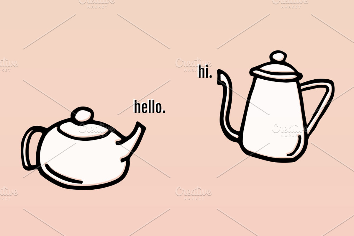 Doodled Coffee Icons, a Food Illustration by Hello Brio (Photo 4 of 5)