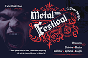 QIUBA Blackletter font, a Blackletter Font by twinstd (Thumbnail 6 of 13)