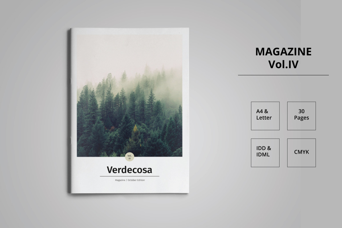 Magazine Bundle Template Indesign, a Magazine Template by Tiempo co (Photo 8 of 9)