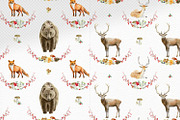 Forest watercolor designer toolkit, an Animal Illustration by Elegantia (Thumbnail 25 of 28)