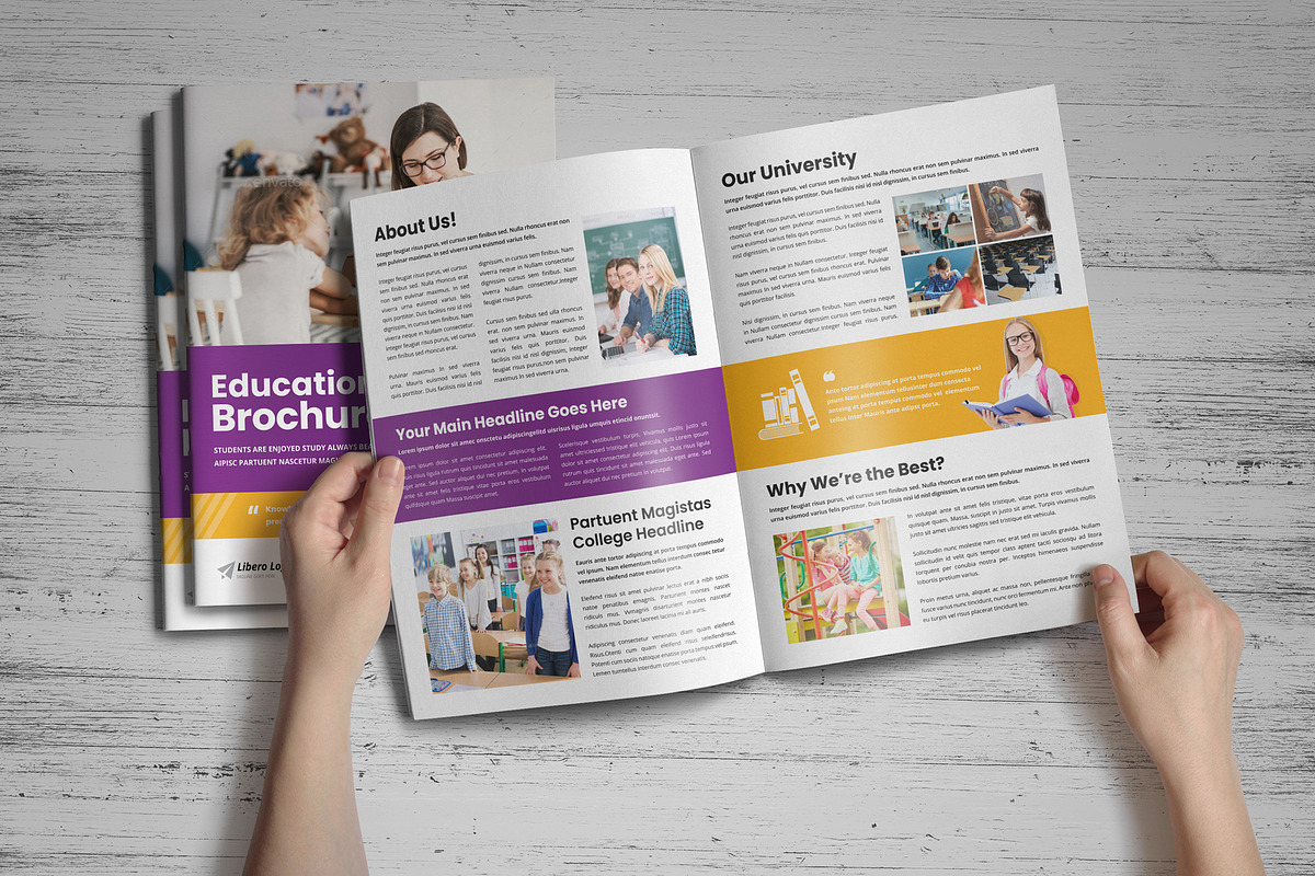 Education Prospectus Brochure v3, a Brochure Template by Miyaji75 (Photo 2 of 15)