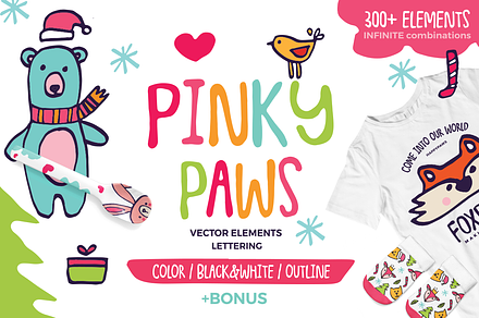Pinky Paws - Scandinavian Nursery