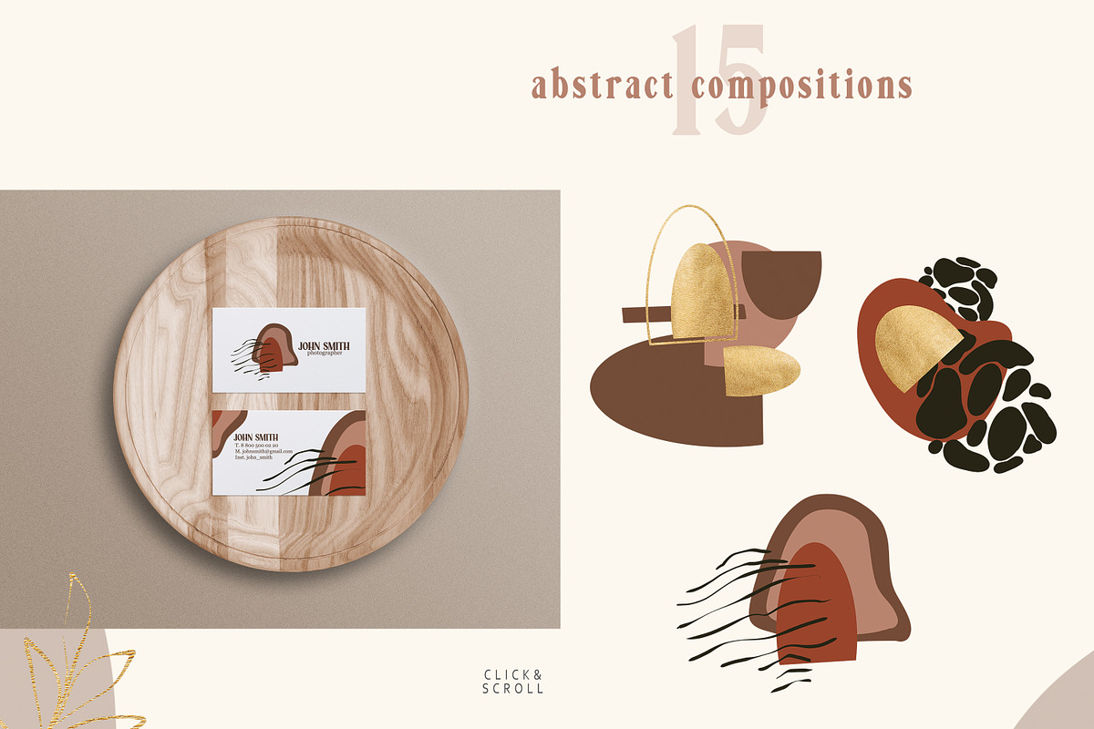 Abstract fall line art collection, a Texture Illustration by Tiana Geo (Photo 3 of 13)