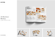 A4 Brochure Mockup, a Product Mockup by scribrostudio (Thumbnail 1 of 10)