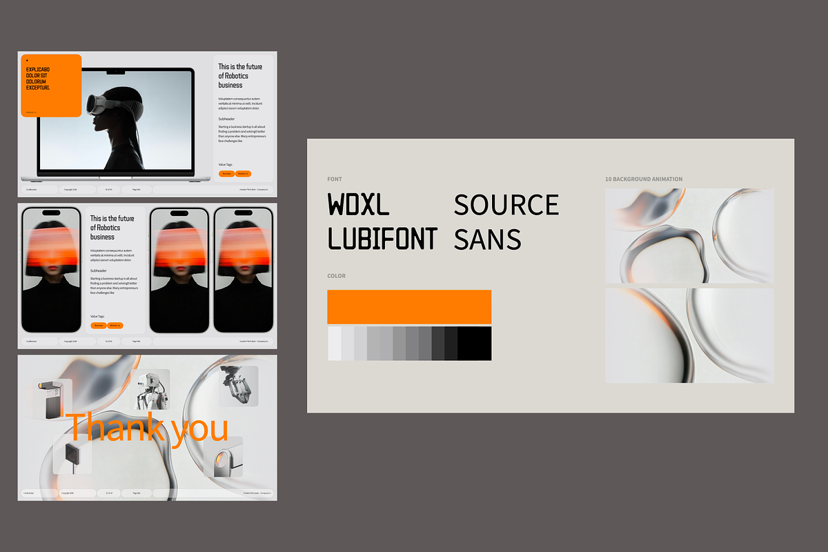 Pitch Deck Robotics, a Presentation Template by Oday Noon (Photo 5 of 5)