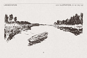 Lakeside Nature Illustrations, an Empty State Illustration by TheMountBirdStudio (Thumbnail 8 of 17)