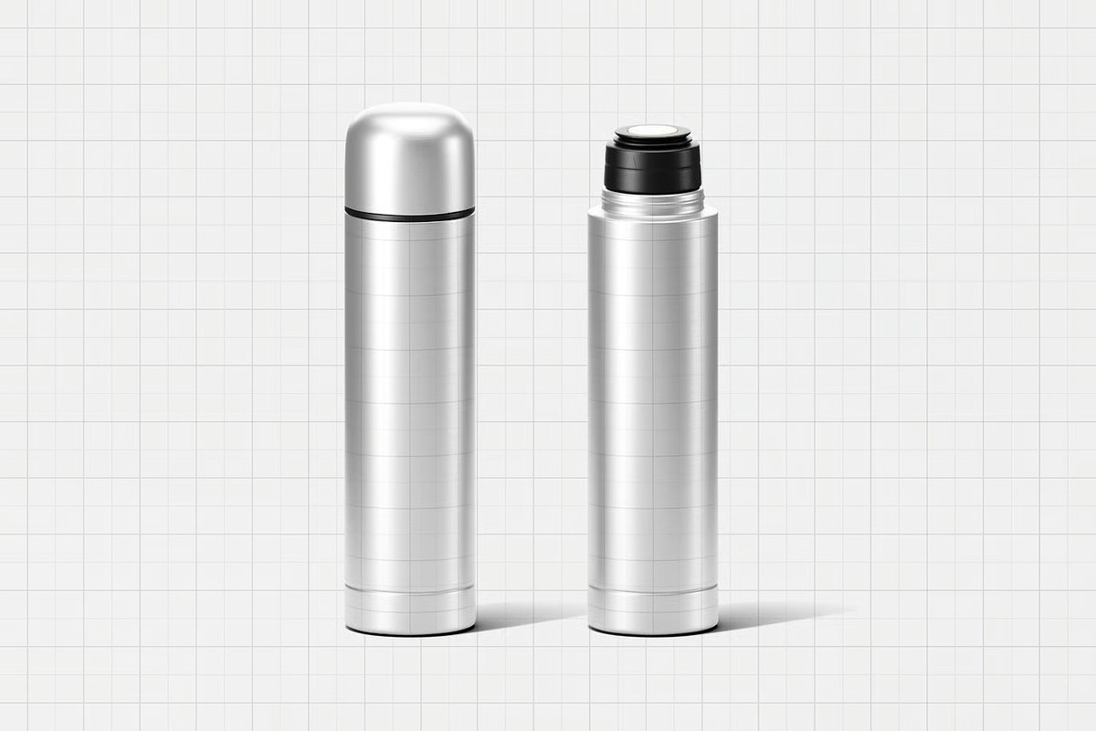 Thermos Bottle Mockup, a Product Mockup by zpackcreative (Photo 4 of 4)
