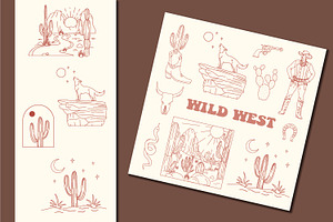 Wild West Cartoon Bundle