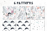 Black Rabbit | Patterns, a Pattern Graphic by Daria Miazhevich (Thumbnail 2 of 7)