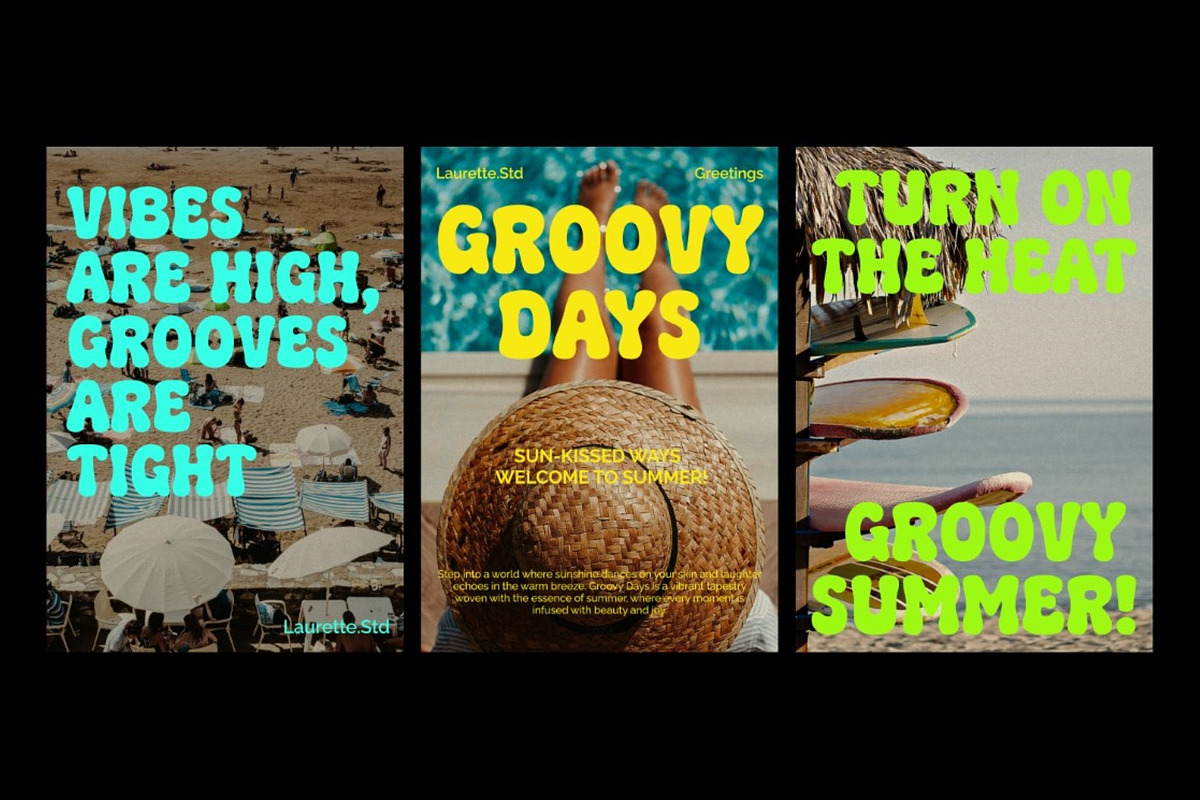 Laurette - Retro Display Font, a Font by Studio Moara (Photo 3 of 10)