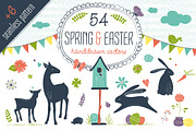 Spring & Easter Vector Set, an Animal Illustration by nordicworker (Thumbnail 1 of 5)