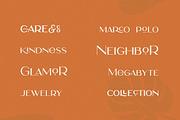 Rosie Sans - Gorgeous Typeface, a Sans Serif Font by Kaligra.co (Thumbnail 32 of 44)