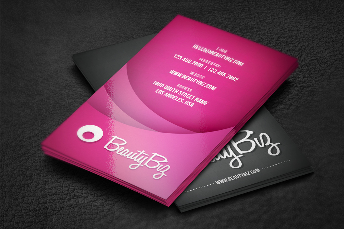 Beauty Business Card, a Business Card Template by artnook (Photo 2 of 2)