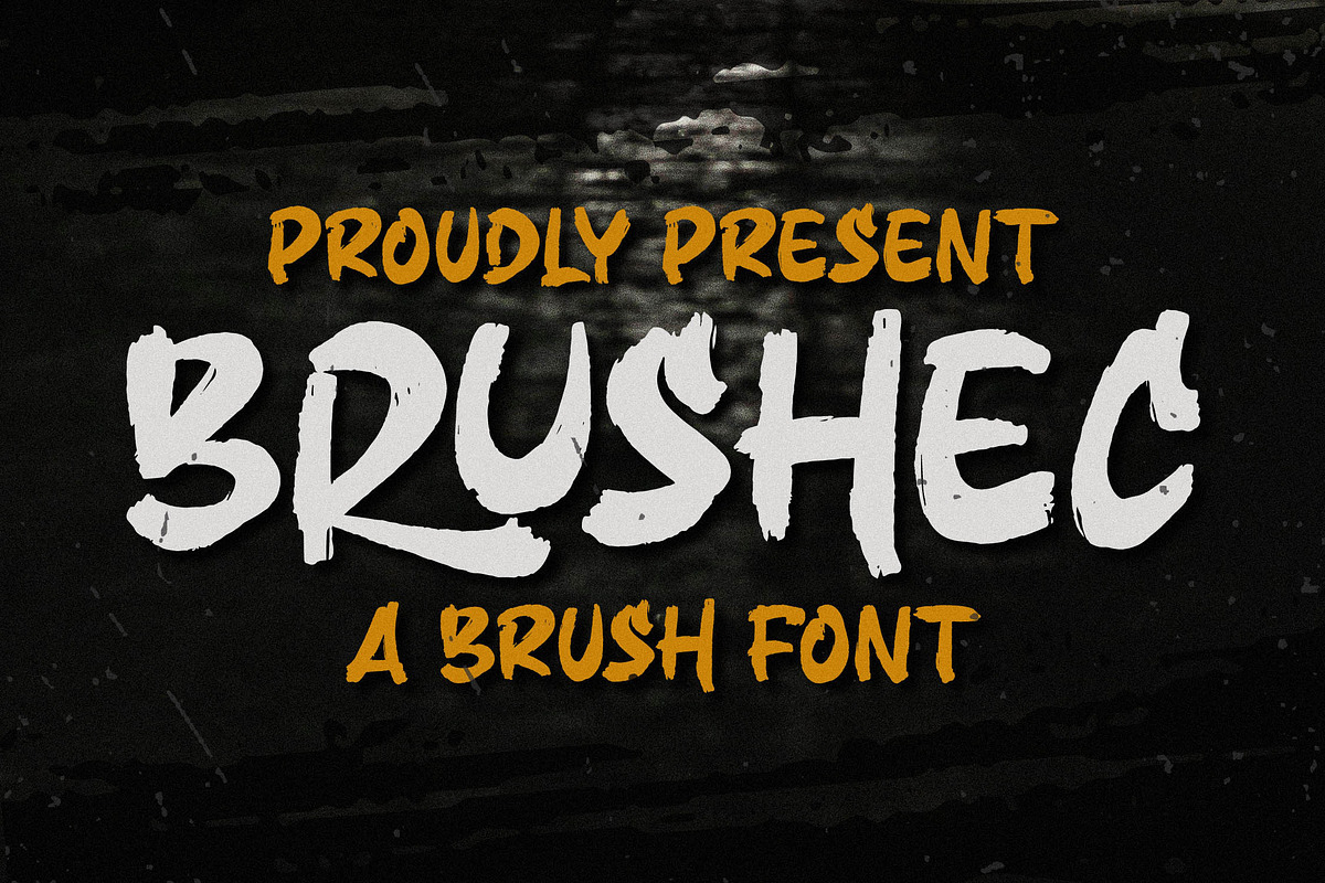 Brushec - Brush Font, a Handwritten Font by Graha Type (Photo 1 of 12)