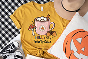 Fall Autumn Halloween Hot Cocoa PNG, an Illustration by CreationArt (Thumbnail 3 of 5)