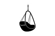 Hanging Egg Chair Silhouette Bundle, an Illustration by Designer_Momina (Thumbnail 37 of 51)