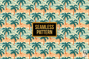 Tropical Ocean Waves Digital Papers