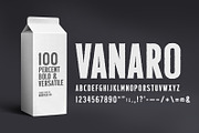 VANARO - Sans Serif Display Font, a Sans Serif Font by SUH-NY (Thumbnail 1 of 5)