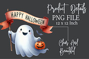 Watercolor Happy Halloween Clipart, an Illustration by Rose Art (Thumbnail 7 of 7)
